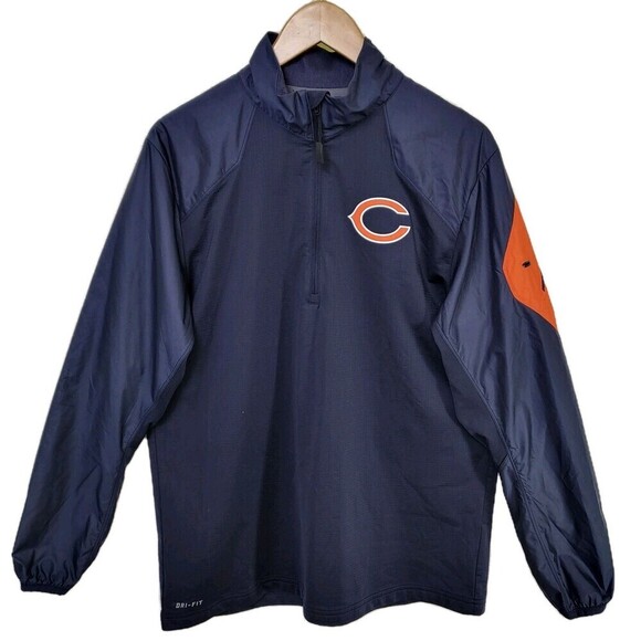 NIKE Dri-Fit Chicago Starter Jacket 1/4 Zip Pullover On Field Navy Men's M - Picture 10 of 10
